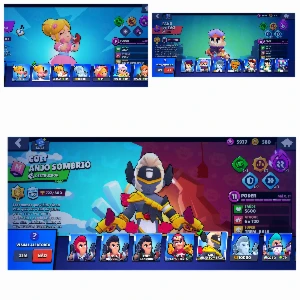 Conta brawl stars quase Full com kanji nível 11 e passe