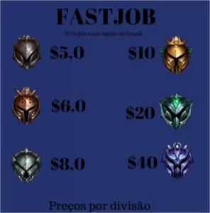 FASTJOB ELOJOB RAPIDO E BARATO. - League of Legends LOL