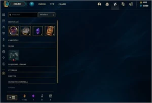 Conta LOL, LVL 42 com skins e RP - League of Legends