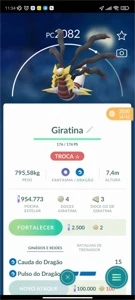 Giratina Origem Pokémon Go - (Leia a Descrição) Lendário
