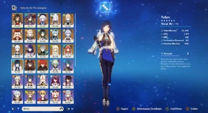 Conta Genshin AR 59 - 17 Personagens 5* e muito mais! - Genshin Impact