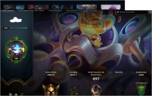 CONTA 283 SKINS + TODOS CHAMPS
