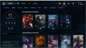 d1, 65 skins, all champ, tem skins e icones dsd season 3 - League of Legends LOL