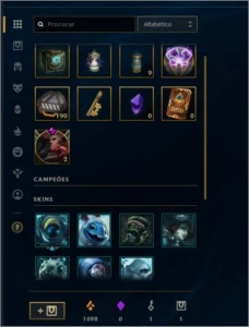 Conta League of Legends, Diamante 4,  13k de EA e capsulas. LOL
