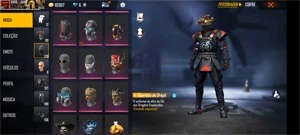 conta free fire gemada