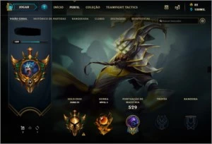 Conta de league of legends lvl 189 muitas skins LOL