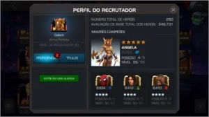 Marvel Torneio de Campeões - Nível 60 - Outros