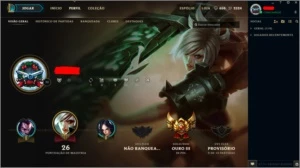 Conta Ouro V - 80% winrate - League of Legends LOL