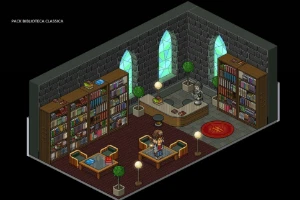 Habbo - Pack Biblioteca Classica