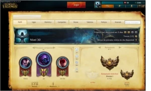 Conta Bronze I, 75 campeões, 9 Skins - League of Legends LOL