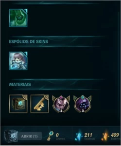 Conta Bronze I, 75 campeões, 9 Skins - League of Legends LOL