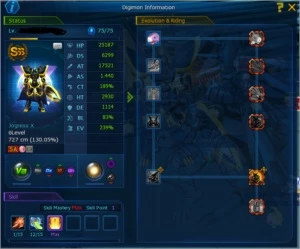 Conta Zwart D Digimon Masters Online DMO