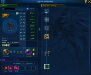 Conta Zwart D Digimon Masters Online DMO