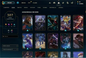 CONTA RARA - LEAGUE OF LEGENDS LOL