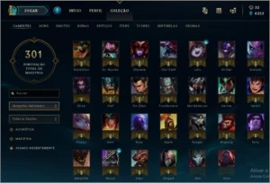 Vendo conta gold 4, 98 campeões - League of Legends LOL