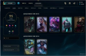 Vendo conta gold 4, 98 campeões - League of Legends LOL