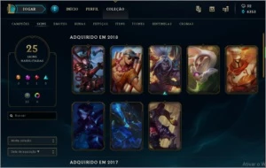 Vendo conta gold 4, 98 campeões - League of Legends LOL