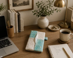 Porta Lenço de Bolsa Artesanal em Tecido - Artesanato e Personalizados