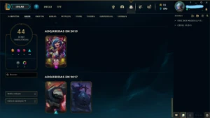 Conta mestre na soloq e diamante 1 na flex - League of Legends LOL
