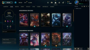 Conta Platina 4 League Of Legends Lol