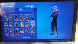 Conta de Fortnite com o Galaxy