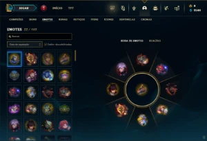 Diamante 1 com 40 Champs e 6 Skins - League of Legends LOL