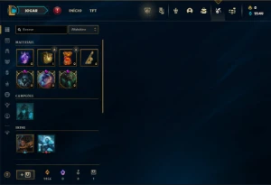 Diamante 1 com 40 Champs e 6 Skins - League of Legends LOL