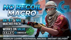 No Recoil Ak E M4 Script/Macro Logitech - Counter Strike CS
