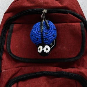 Chaveiro joaninha — Cor Sortida - Artesanato e Personalizados