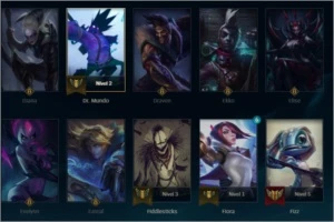 CONTA GOLD1 BARATA HONRA 2 - League of Legends LOL