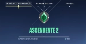 Conta Ascendente 2 - Valorant