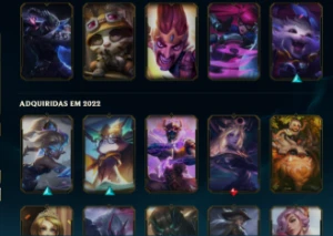 CONTA DE LOL ( +80 Skins e 18,6mil Essencia Azul) - League of Legends