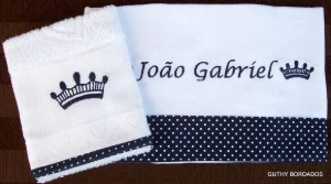 Fralda Manta e Toalha de Boca Personalizadas - Artesanato e Personalizados