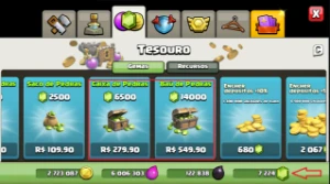 Conta Clash Of Clans CV 12 Forte Muitas Gemas