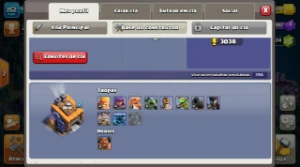 Conta Clash Of Clans CV 12 Forte Muitas Gemas