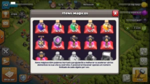 Conta Clash Of Clans CV 12 Forte Muitas Gemas