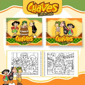 Livro de Colorir Estilo Bobbie Goods com 50 Desenhos