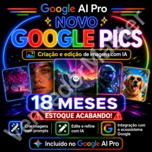 Google AI Pro 18m + 5TB + FLOW + Google Pics | 30d Garantia - Inteligência Artificial