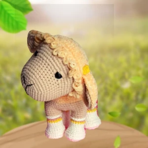 Ovelhinha Wee Amigurumi Bichinho de Croche - Artesanato e Personalizados