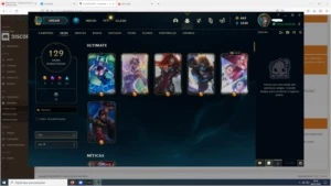Conta gold 4 - League of Legends LOL