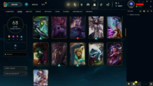 Conta LOL LVL 190 | 155 Campeões| 68 Skins |UNRANKED| 2013 - League of Legends