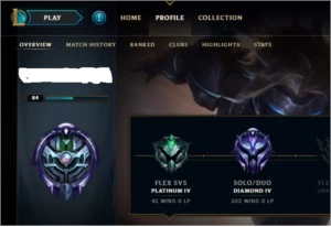 Conta League of Legends Diamante s8 LOL