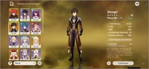 ar 43 klee zhongli diluc - Genshin Impact