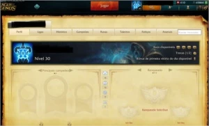 ACC UNRAKED SEASON 1 65MIL IP - League of Legends LOL