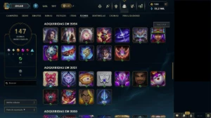 Conta Mestre 130 PDL - 82 Skins Main ADC - All Champs - League of Legends LOL