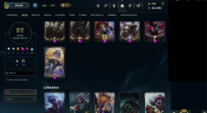 Conta Mestre 130 PDL - 82 Skins Main ADC - All Champs - League of Legends LOL