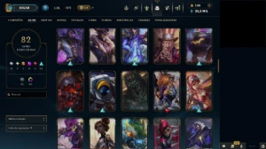 Conta Mestre 130 PDL - 82 Skins Main ADC - All Champs - League of Legends LOL