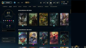 Conta Mestre 130 PDL - 82 Skins Main ADC - All Champs - League of Legends LOL