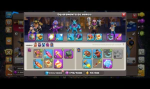A Melhor Cv 14 Full Defesa E Herois + 6 Construtores + Todos - Clash of Clans