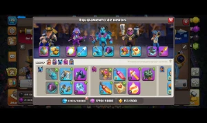 A Melhor Cv 14 Full Defesa E Herois + 6 Construtores + Todos - Clash of Clans